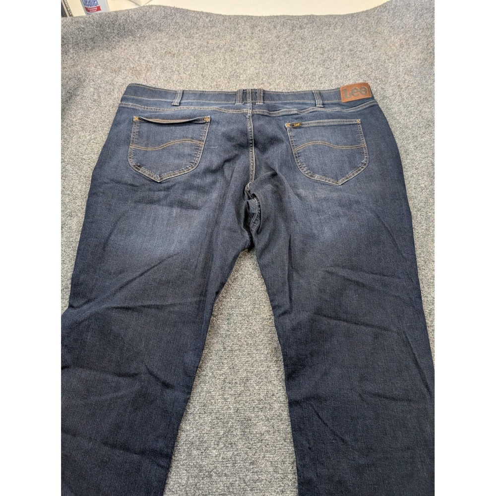 Lee Jeans Mens 50x30 Big Tall Blue Extreme Motion Athletic Denim Pants - Picture 8 of 9
